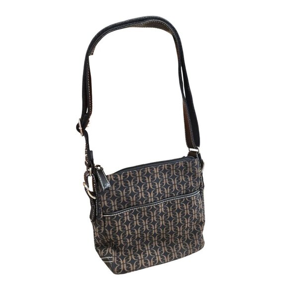 Fossil Monogram Crossbody Shoulder Bag With Adjustable Strap & Multiple Compartm - Picture 3 of 16